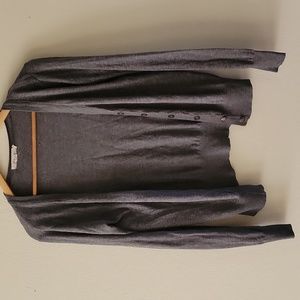 Gray cardigan
